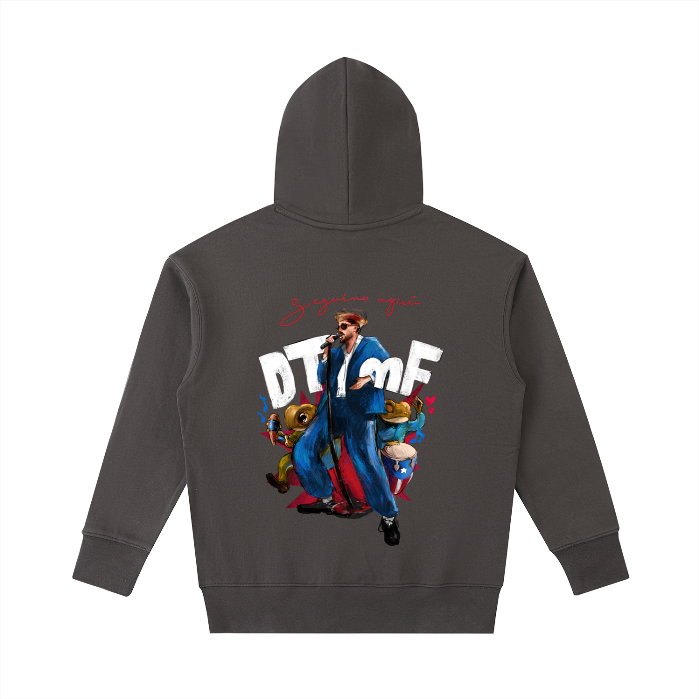 Bad Bunny - DTMF ULTRA Premium Heavyweight Pocket Hoodie