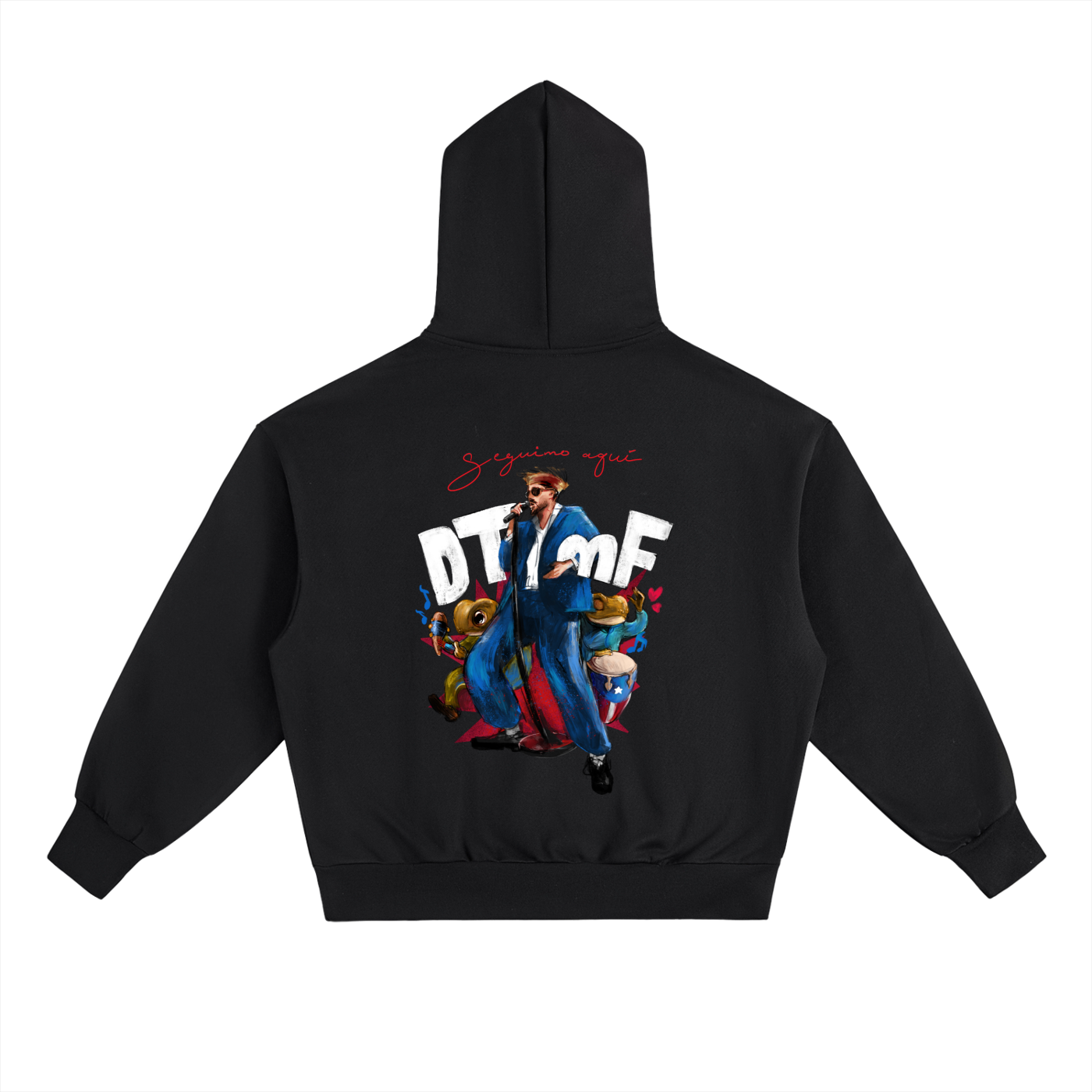 Bad Bunny - DTMF Premium Heavyweight Pocket Hoodie