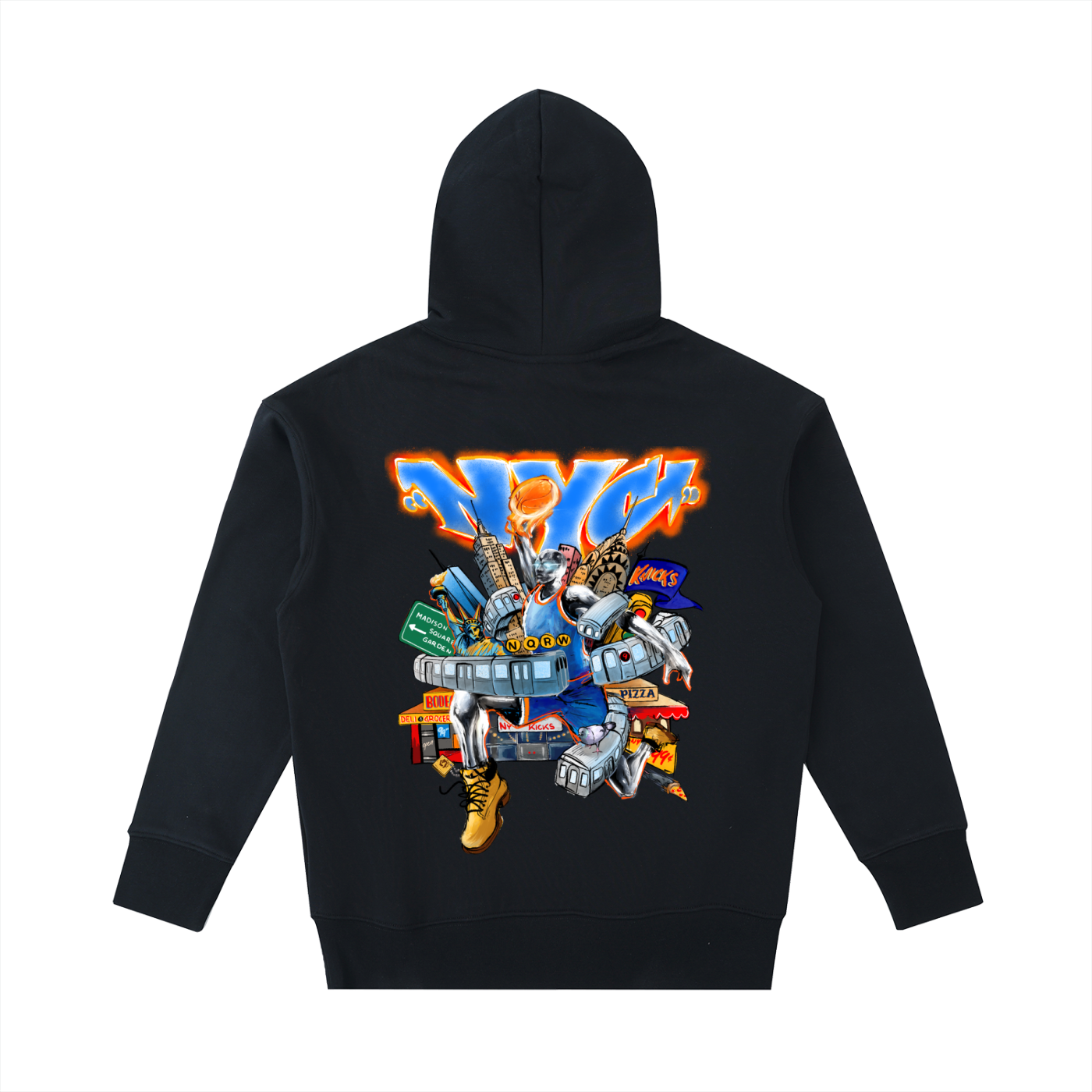 NEW YORK KNICKS HEAVYWEIGHT HOODIE