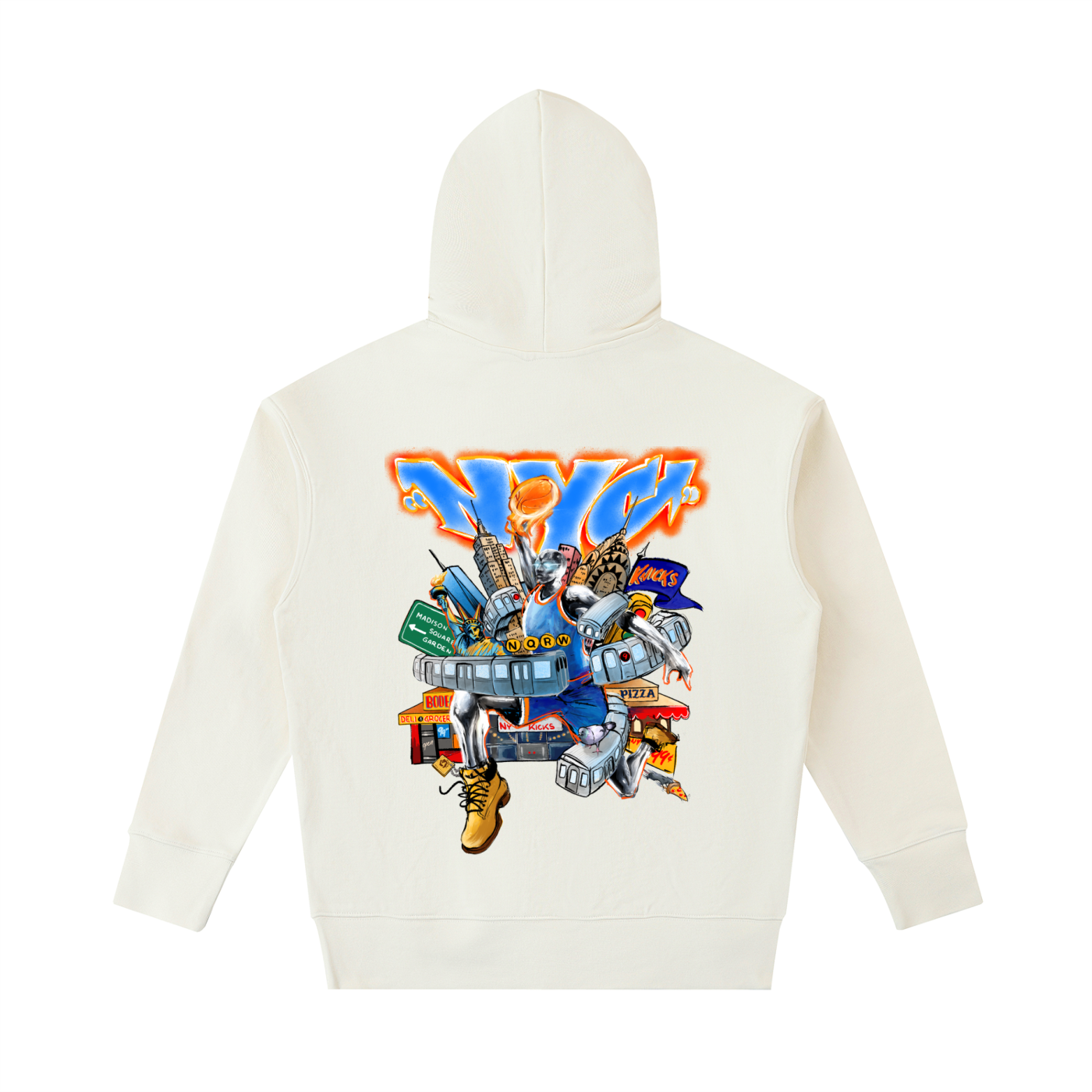 NEW YORK KNICKS HEAVYWEIGHT HOODIE