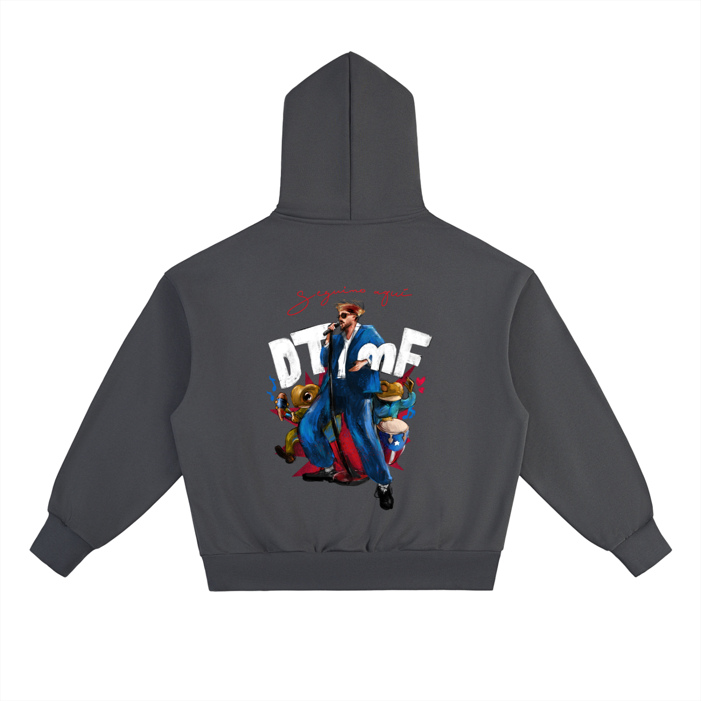 Bad Bunny - DTMF Premium Heavyweight Pocket Hoodie