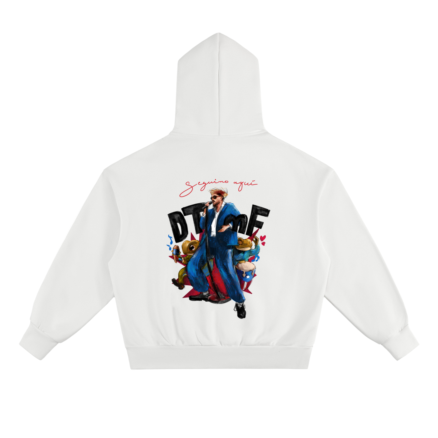 Bad Bunny - DTMF Premium Heavyweight Pocket Hoodie