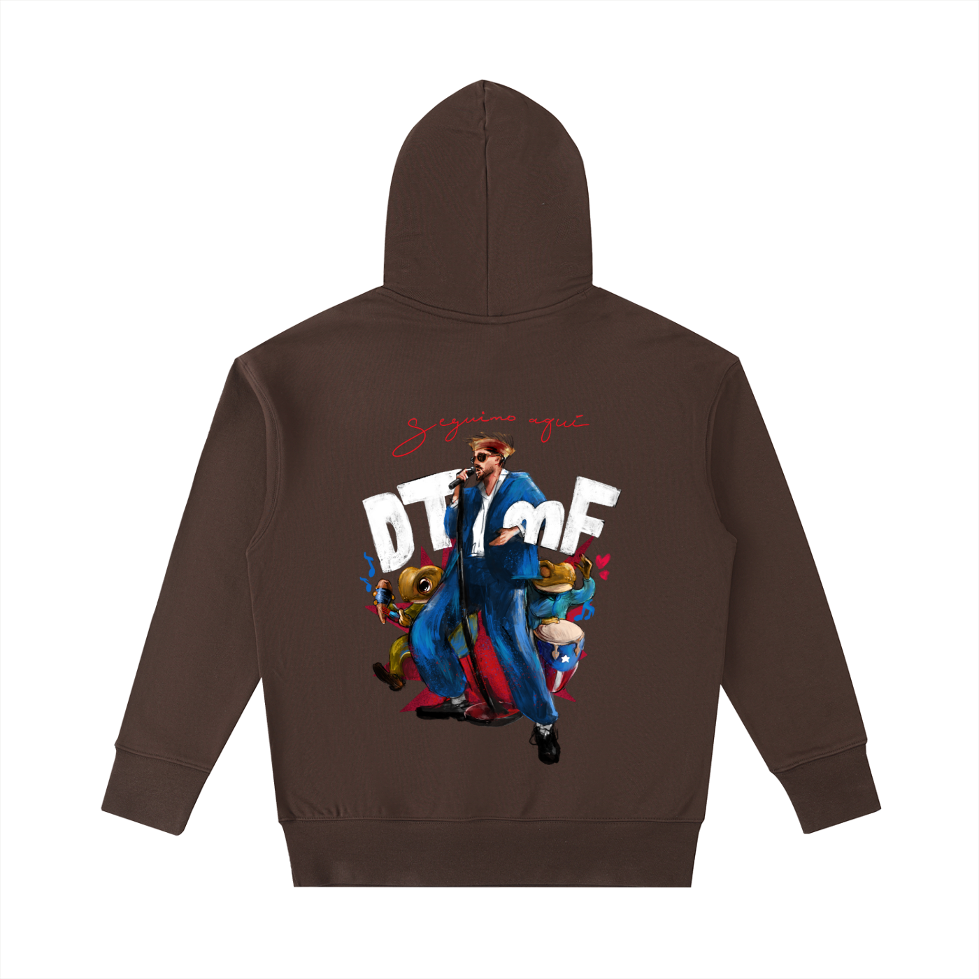 Bad Bunny - DTMF ULTRA Premium Heavyweight Pocket Hoodie